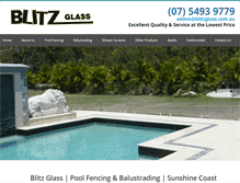 Tablet Screenshot of blitzglass.com.au